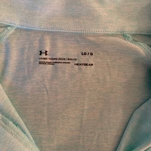 Under Armour zip up long sleeve blue